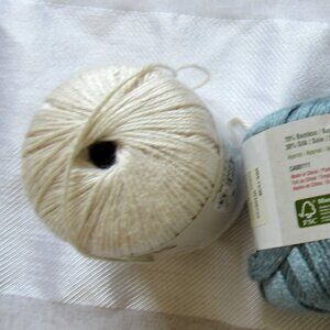 Patons Silk Bamboo Lot Of 2 Skeins, 65 g each